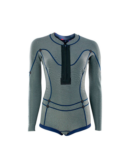 Shorty Femme Ion Amaze Hot Shorty 1.5 mm Front Zip 2024 - Vue intérieure