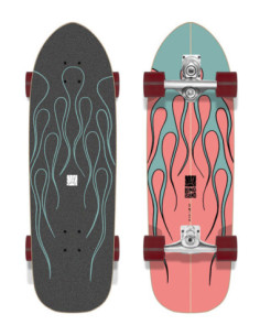 Skateboard Long Island Flaming 32" 2024