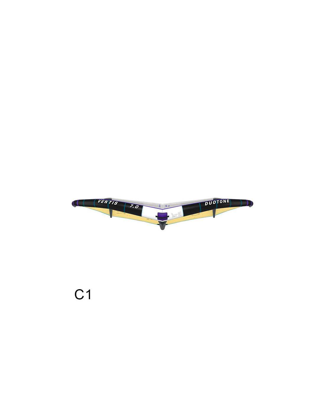 Aile de Wingfoil Duotone Ventis 2025 surface 7 m² color C01
