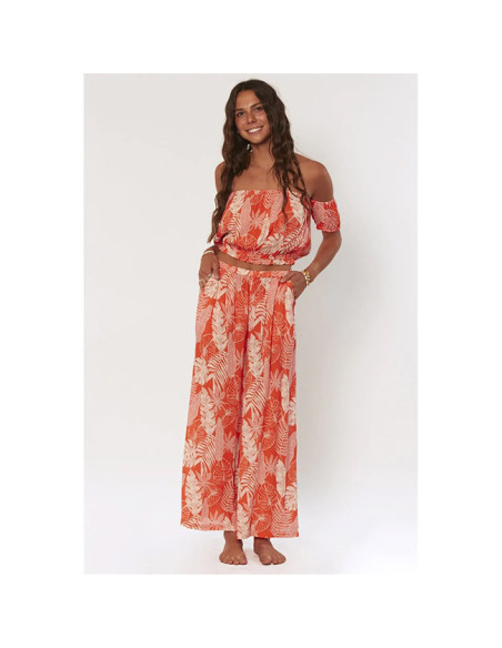Crop top Sisstr Paradise Palms SS WVN 2022