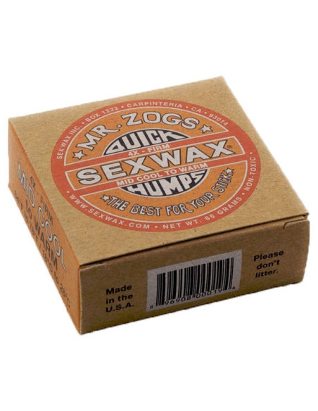 Sex Wax Quick Humps Eco Box - Orange 18/26°