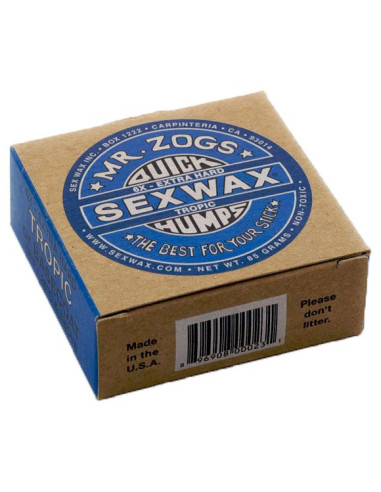 Sex Wax Quick Humps Eco Box - Blue 26° et +