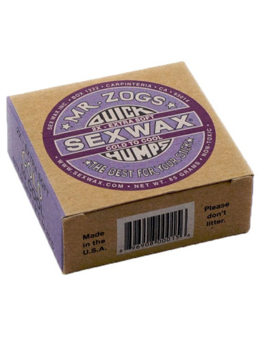 Sex Wax Quick Humps Eco Box - Purple 9/20°