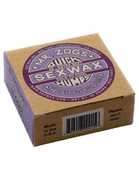 Sex Wax Quick Humps Eco Box - Purple 9/20°