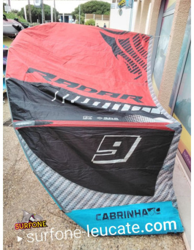 Aile Cabrinha Radar 9 m² 2016 d'occasion nue
