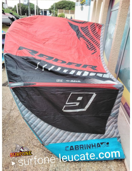 Aile Cabrinha Radar 9 m² 2016 d'occasion nue