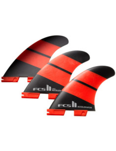 Ailerons FCS II Accelerator Neo Glass Tri Set