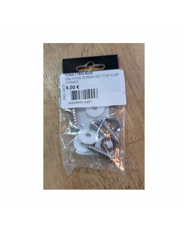 F-One Set de Vis straps pour inserts type surf