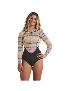 Shorty Billabong Salty Dayz Natural 2 mm Front Zip 2025