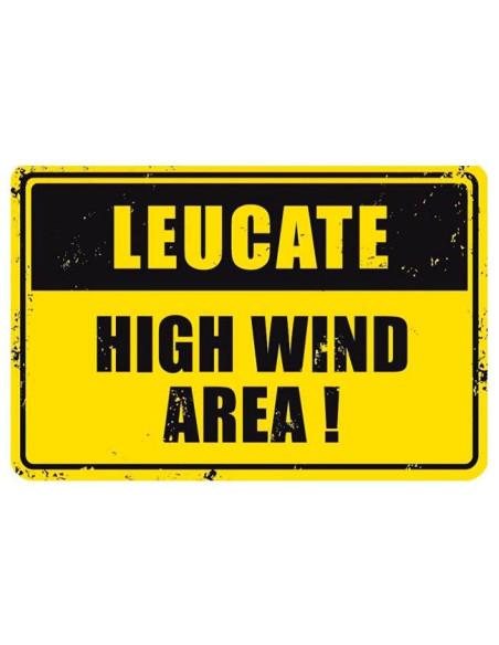 Plaque Déco Surf Pistols Leucate High Wind Area
