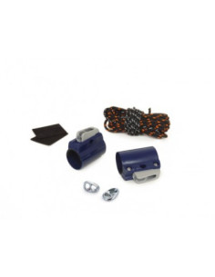Kit d étarquage Clam Kit Pro bleu ø 32-35mm (coinceurs alu + poulies + cordage) 2