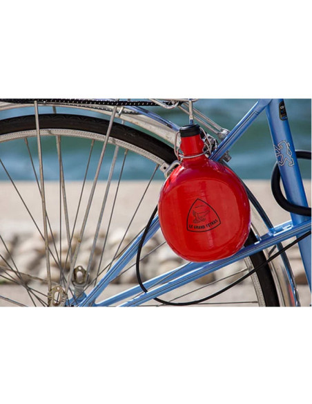 Gourde Le Grand Tétras Originale Ovale - Rouge