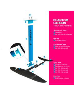Foil F-One Phantom V3 1280 - Mât aluminium 2