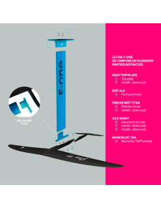 Foil F-One Jam HM Carbon - Mât aluminium 2