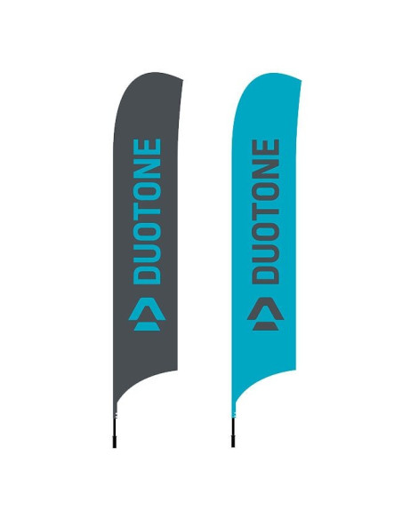 Drapeau de plage Duotone avec mât