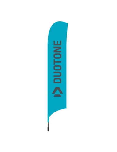 Drapeau de plage Duotone avec mât - Petrol