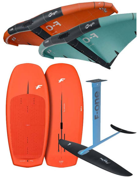 Pack Wingfoil F-One : Origin V2 + Phantom FCT + Rocket Wing ASC