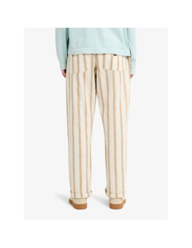 Pantalon taille élastique Quiksilver Lomas Hemp...
