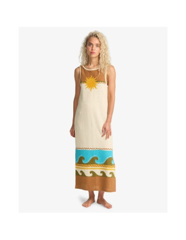 Robe de plage en crochet Billabong Solar Babe Midi 2026