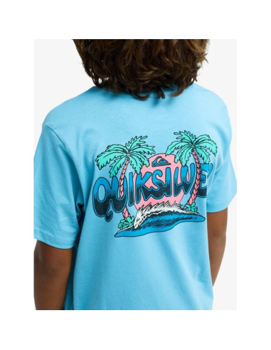 T-Shirt Garçon 8-16 ans Quiksilver Palm Horizon...