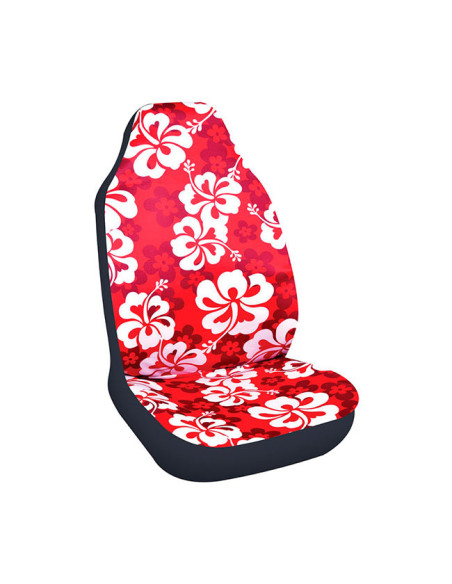 Housse de siège Surfpistols Hibiscus - Rouge