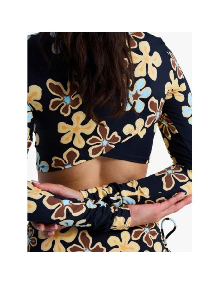Lycra cropped Roxy The Beach Babe LS 2026
