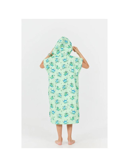 Poncho Enfant After Dino - Green