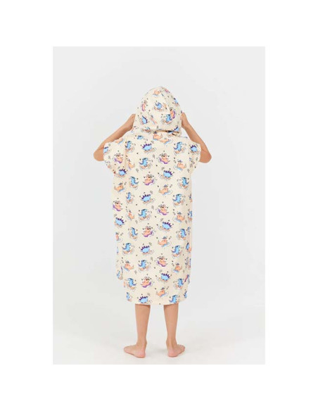Poncho Enfant After Dino - Peach