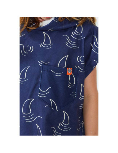 Poncho Enfant After - Shark