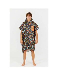 Poncho After Outdoor Trekking - Black