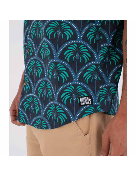 Chemise Hurley Printing Press Palm 2026
