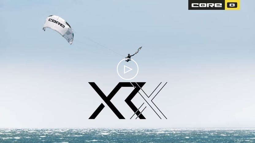 Vidéo de l'aile de kitesurf XR X de chez Core.