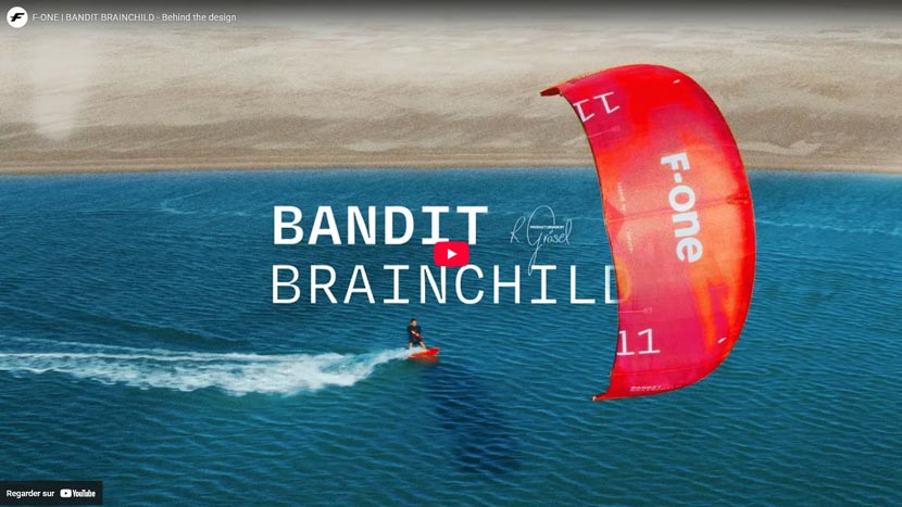 Vidéo de la Bandit Brainchild de chez F-One
