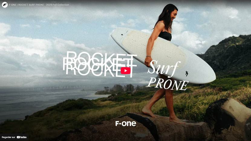 Vidéo de la Rocket Surf Prone 2025